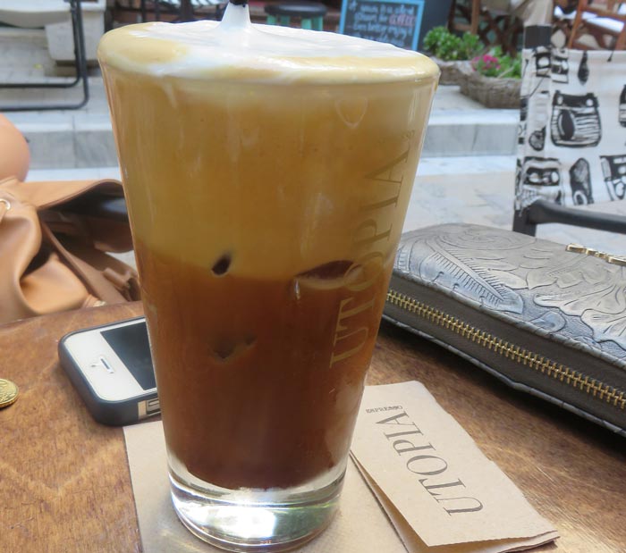 Greek Frappe is a great cold drink for summer