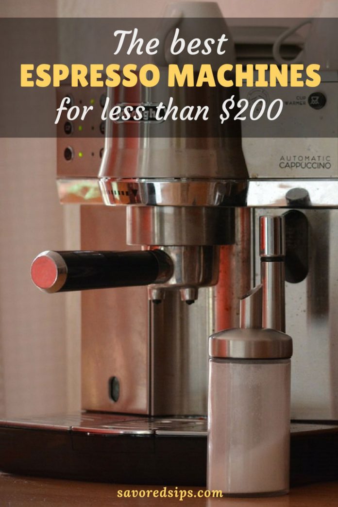 6 Best Espresso Machines Under 200 (Updated for 2023) Savored Sips
