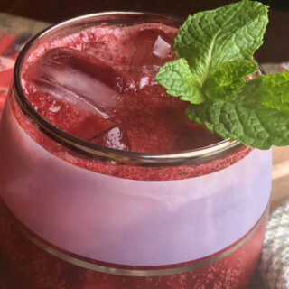 Dark Cherry Gin Fizz