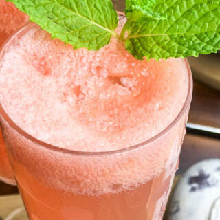 mint grapefruit mimosa