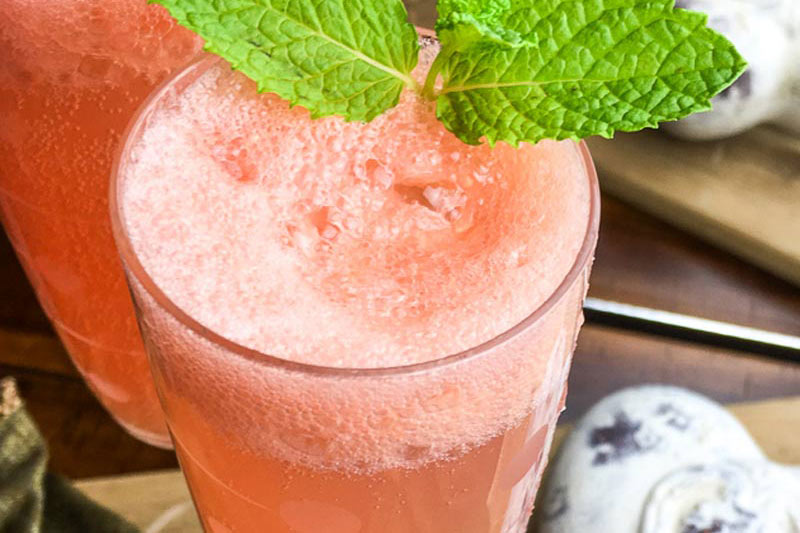 Mint Grapefruit Mimosa Savored Sips