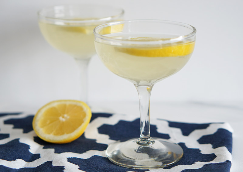 Lemony Bees Knees Cocktail - Savored Sips