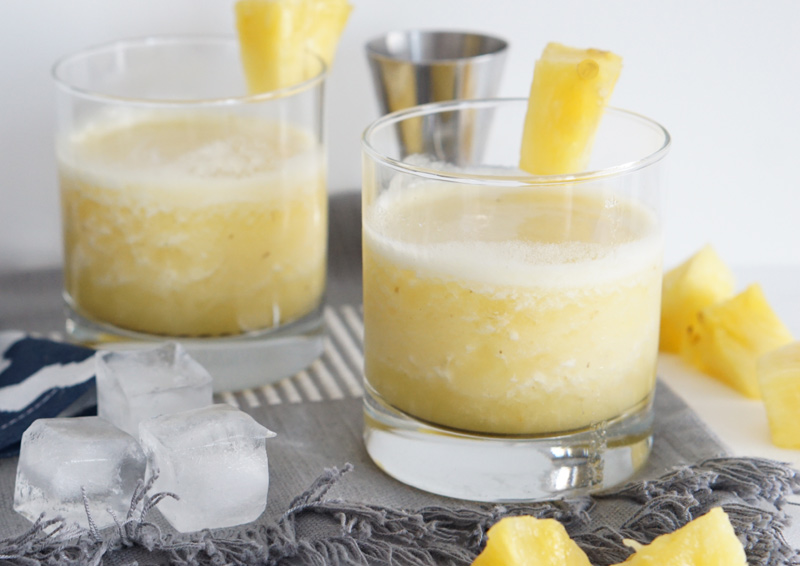 Pineapple Rum Slush - Savored Sips