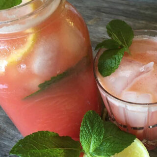 watermelon mint lemonade
