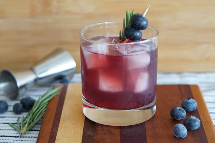 blueberry old fashioned