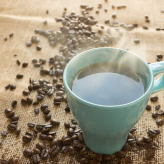 a cup of coffee