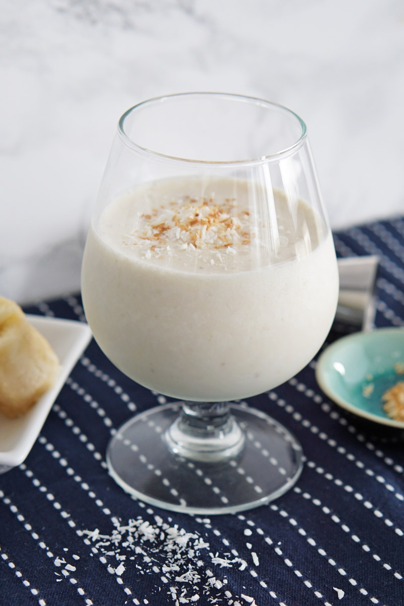 Spiked Coconut Banana Smoothie