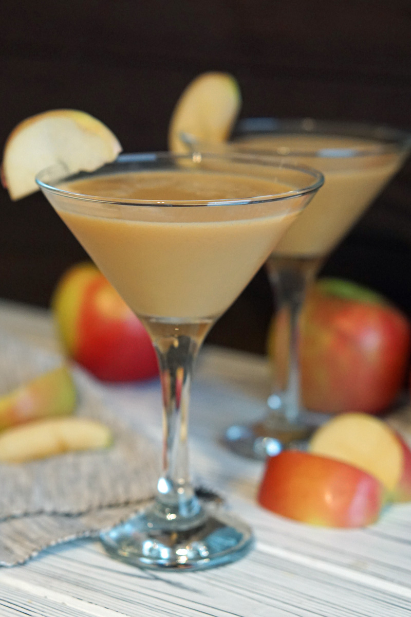 Creamy Caramel Apple Martini - Savored Sips