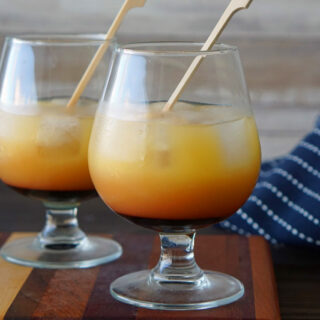 Mezcal Sunset Cocktail