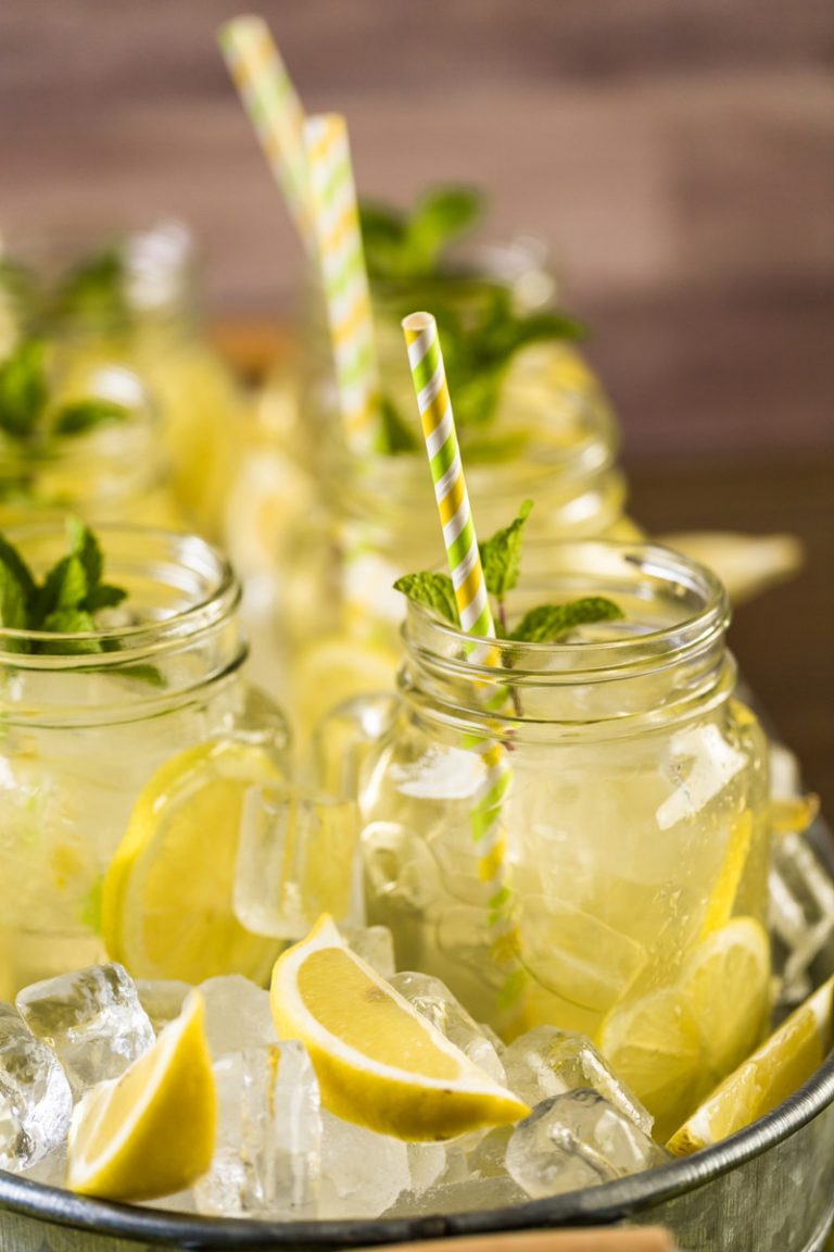 Green Iced Tea With Lemon Savored Sips