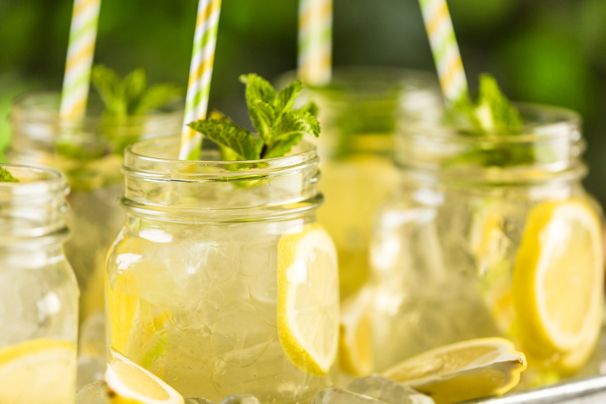 Green Iced Tea With Lemon Savored Sips