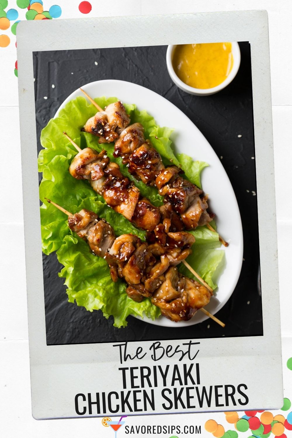 Teriyaki Chicken Skewers Savored Sips