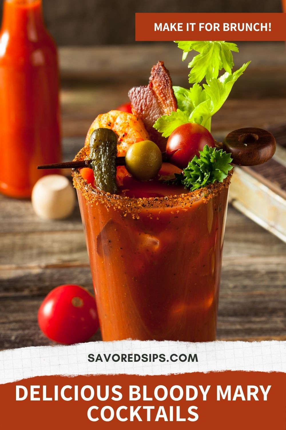 Spicy Bloody Mary Cocktail - Savored Sips