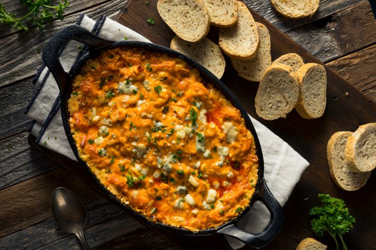 Baked Buffalo Chicken Dip