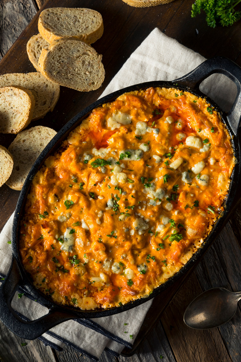 Baked Buffalo Chicken Dip