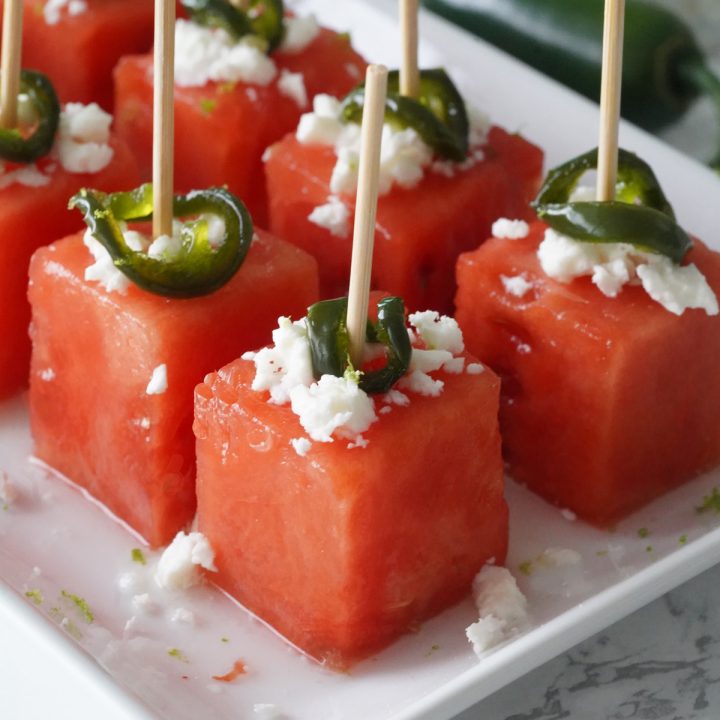 Margarita Watermelon Appetizers - Savored Sips