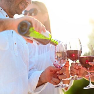 wine pouring