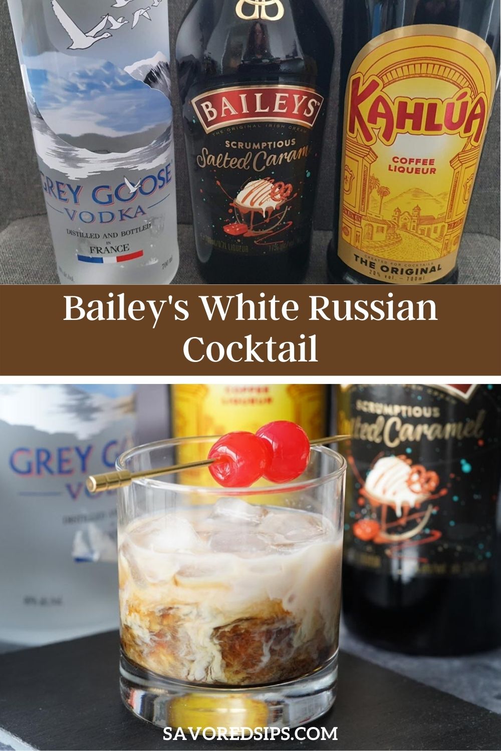 Bailey's White Russian