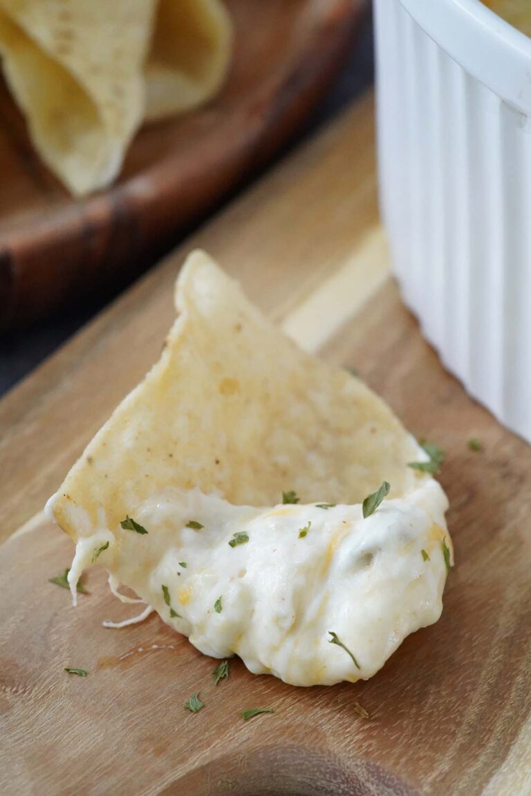 Baked Green Chili Dip Savored Sips