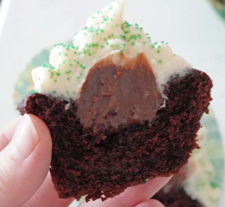 Guinness Cupcakes With Irish Cream Frosting Savored Sips