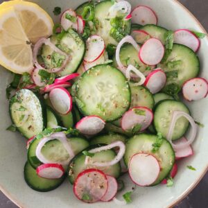 cucumber salad featured