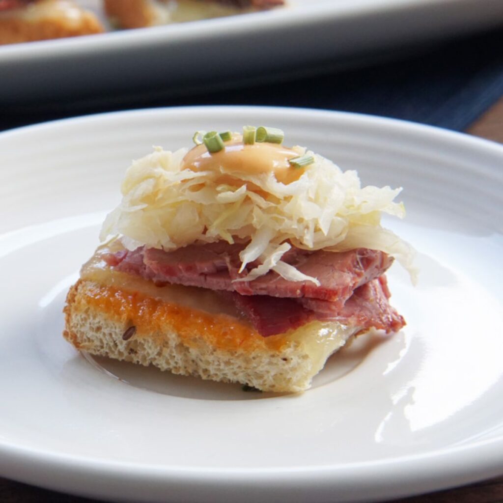 Simple & Delicious Reuben Bites Savored Sips