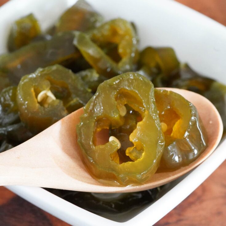 Candied jalapenos
