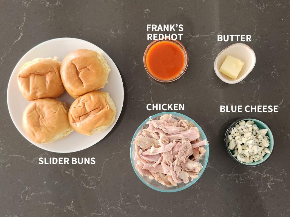 buffalo chicken slider ingredients