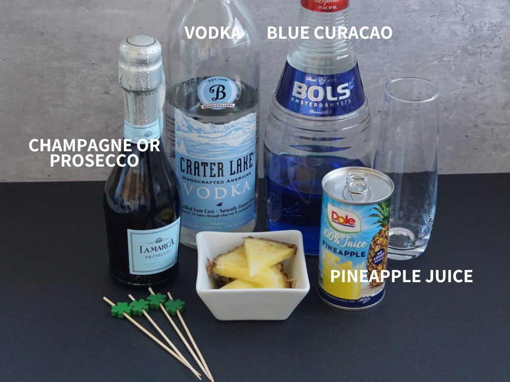 Ingredients for Pot of gold mimosa