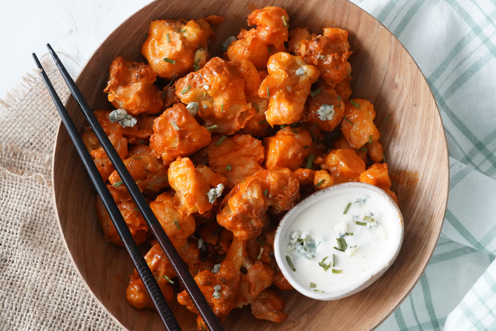 Buffalo Cauliflower Bites