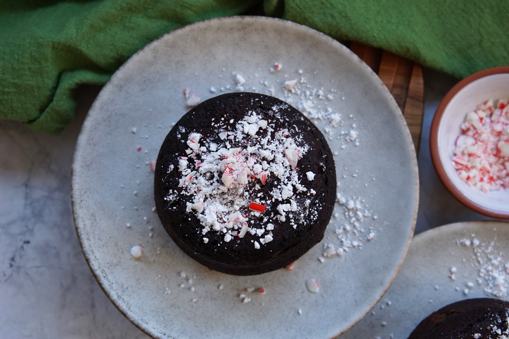 peppermint lava cake