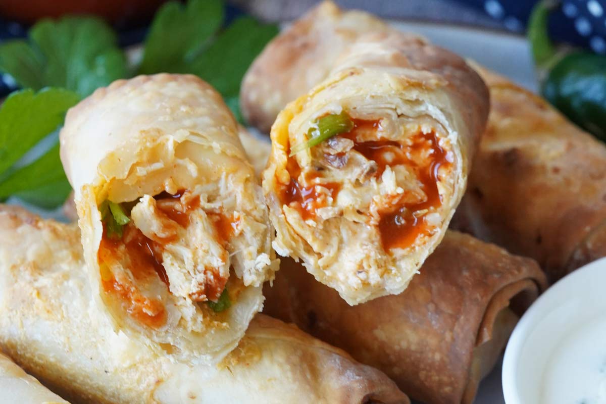 Buffalo Chicken Eggrolls: A Spicy Twist on a Classic - Savored Sips