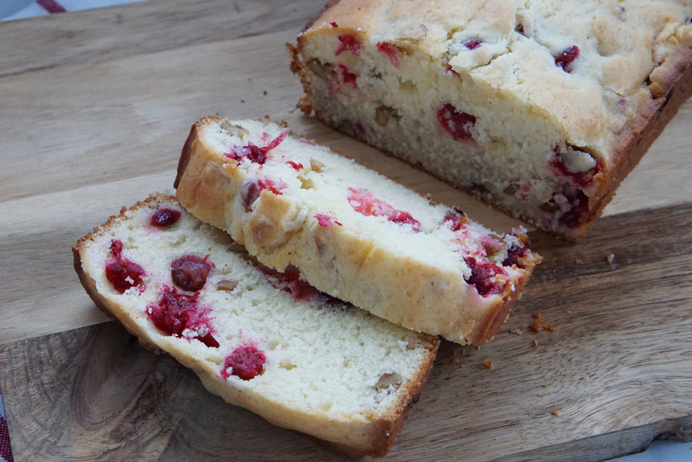 Cranberry walnut bread