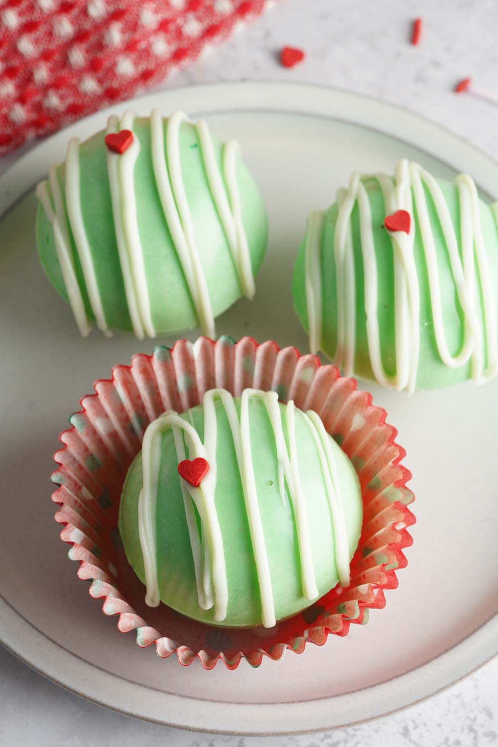 Grinch Hot Chocolate bombs