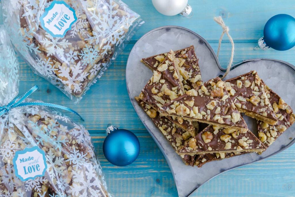 shortbread and chocolate bars