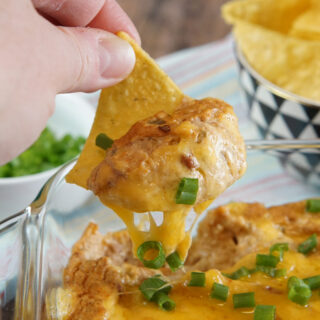 Texas trash warm bean dip