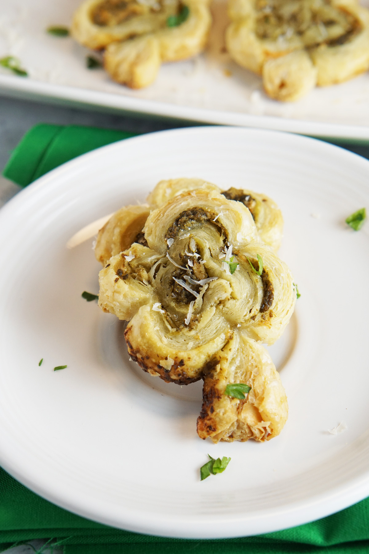 4 leaf clover pinwheels