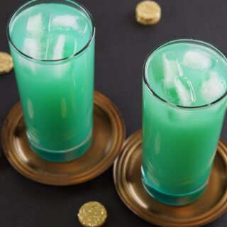 Drunken leprechaun cocktail