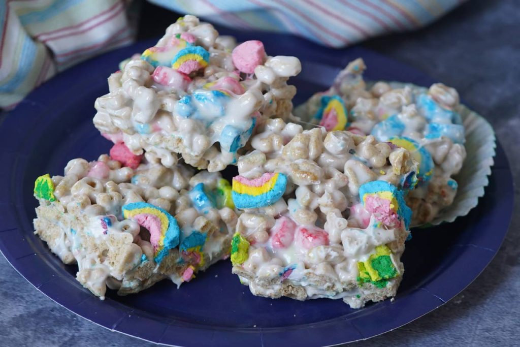 Lucky Charms marshmallow treats