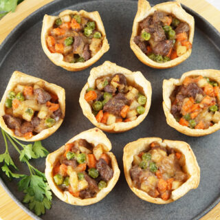 Mini beef and potato pies