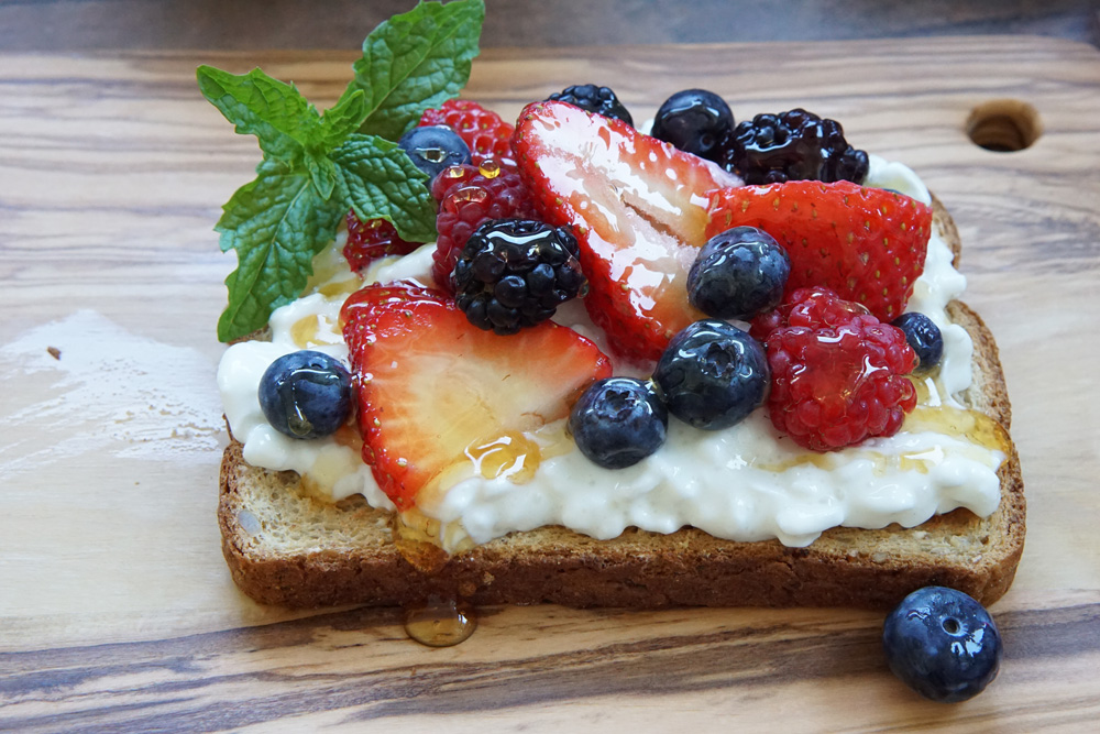 Fancy Cottage Cheese Toast - Savored Sips