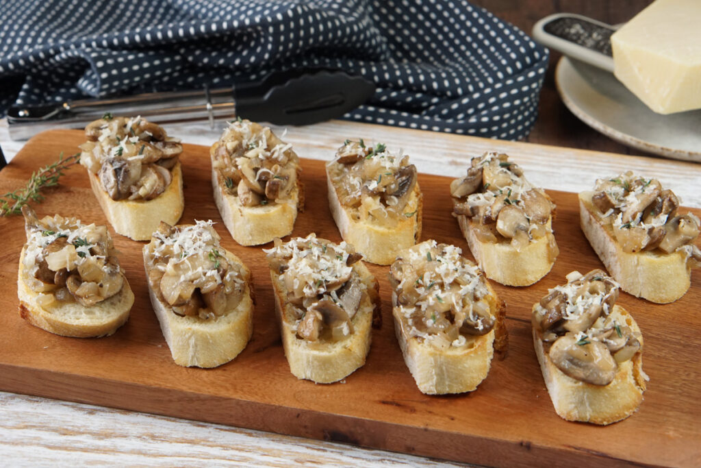 Mushroom crostini