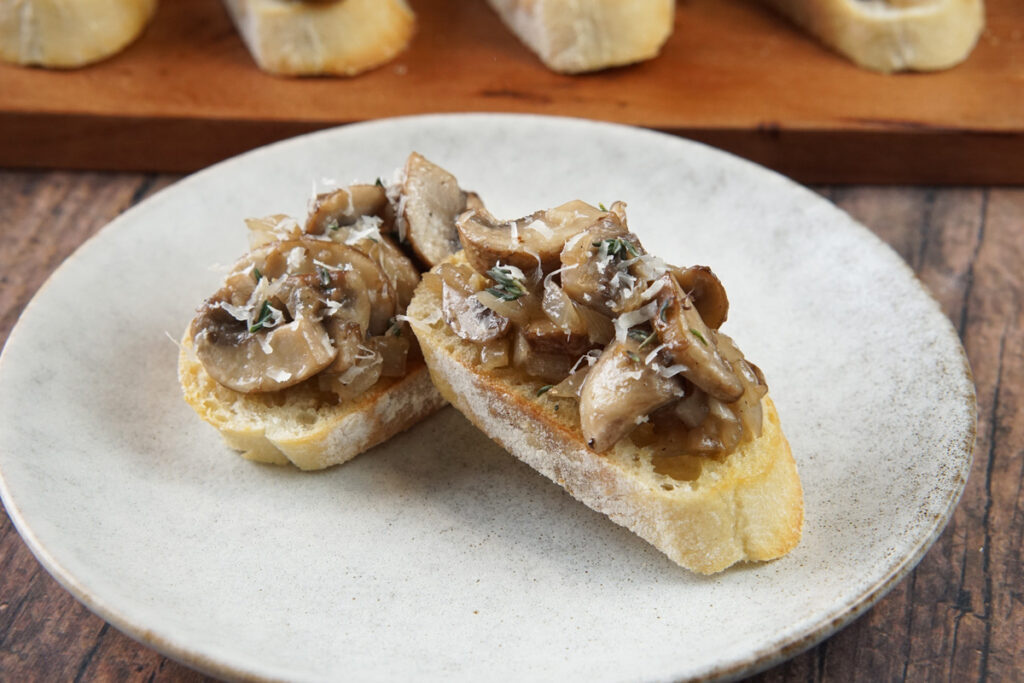Mushroom crostini