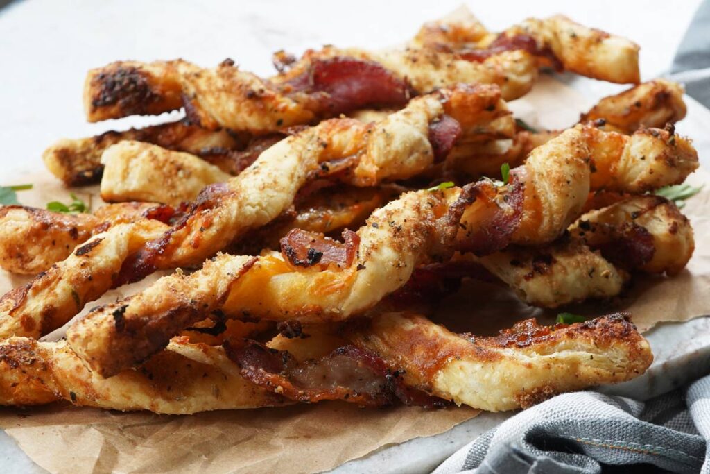 cheesy bacon twists