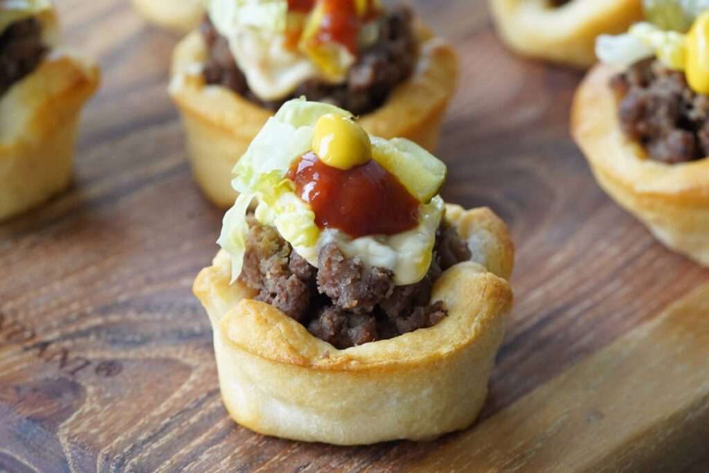Mini Cheeseburger Cups