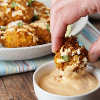 Mexican street corn croquetas