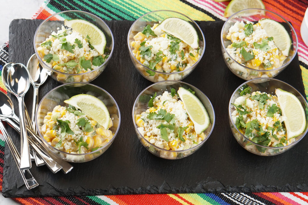 Mexican street corn cups