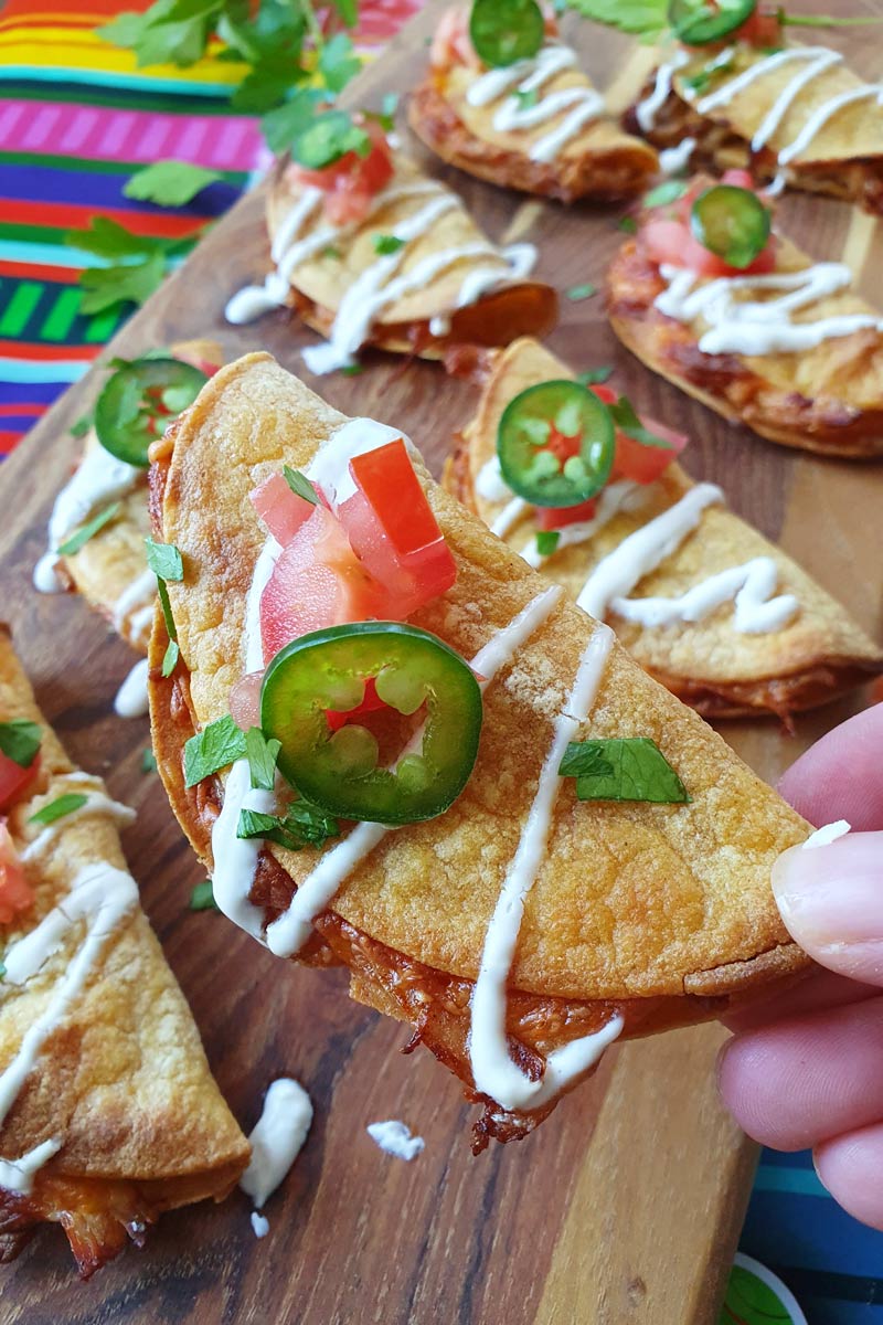Mini chicken tacos
