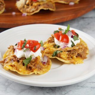 Mini Sheet Pan Tostada Appetizers