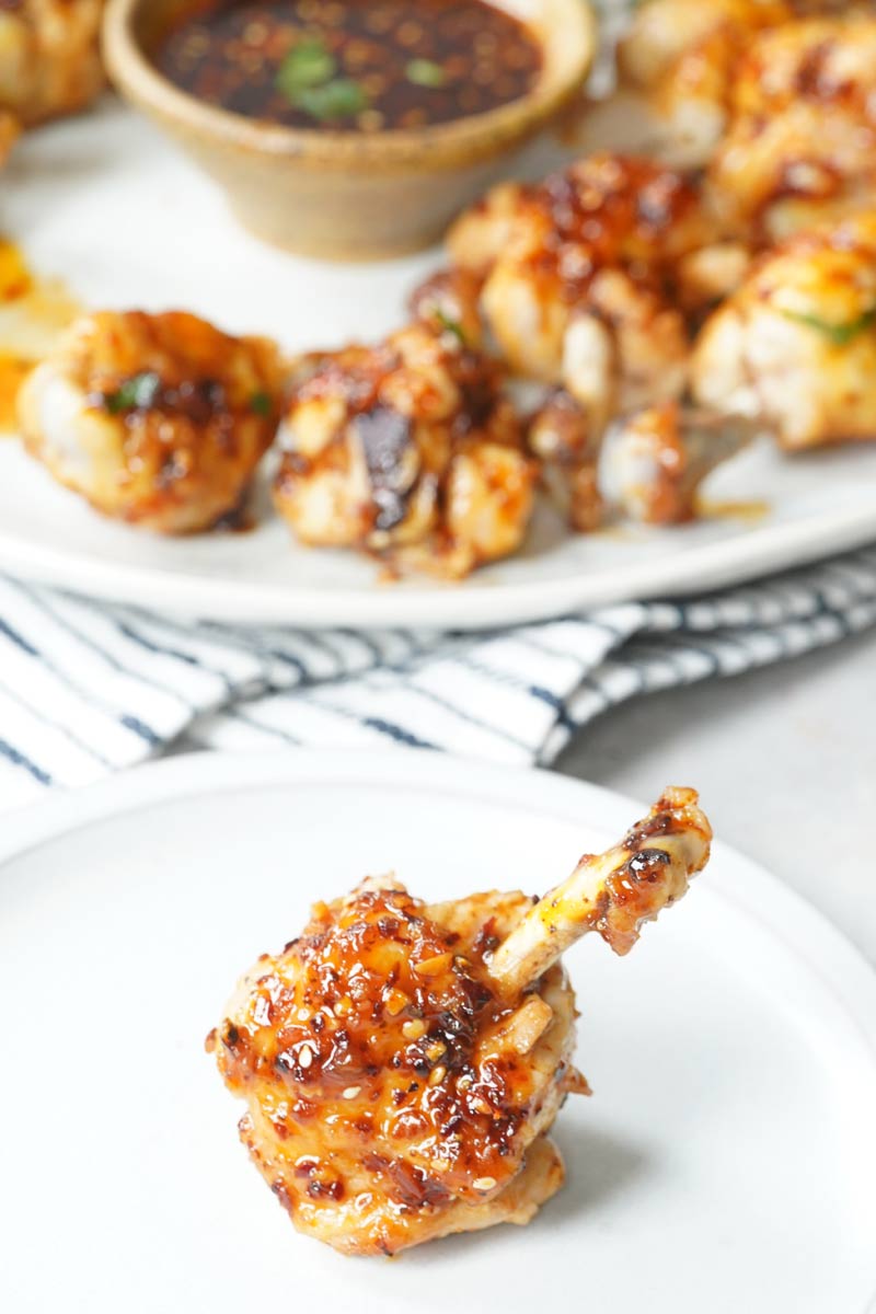 firecracker chicken lollipops